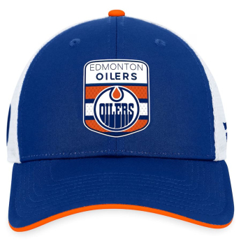 Edmonton Oilers șapcă de baseball Draft 2023 Podium Trucker Adjustable Authentic Pro