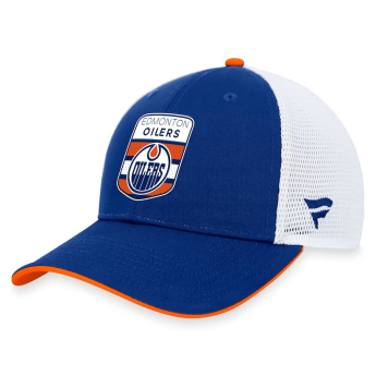 Edmonton Oilers șapcă de baseball Draft 2023 Podium Trucker Adjustable Authentic Pro
