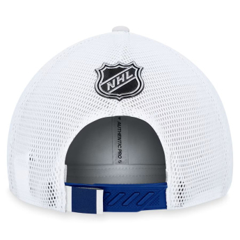 Toronto Maple Leafs șapcă de baseball Draft 2023 Podium Trucker Adjustable Authentic Pro