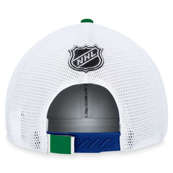 Vancouver Canucks șapcă de baseball Draft 2023 Podium Trucker Adjustable Authentic Pro