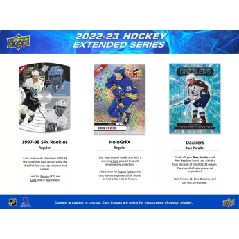 NHL cutii Cărți de hochei NHL 2022-23 Upper Deck Extended Series Hobby Box