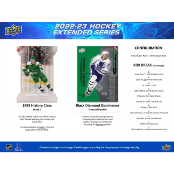 NHL cutii Cărți de hochei NHL 2022-23 Upper Deck Extended Series Hobby Box