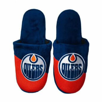 Edmonton Oilers papuci de bărbați Logo Staycation Slipper