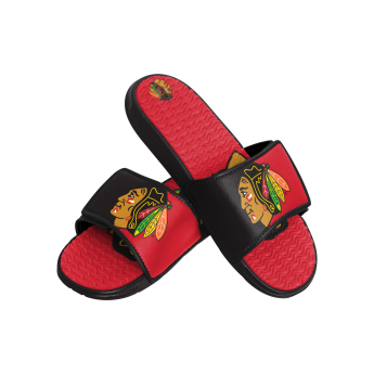 Chicago Blackhawks papuci de bărbați Colorblock Slipper