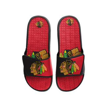 Chicago Blackhawks papuci de bărbați Colorblock Slipper