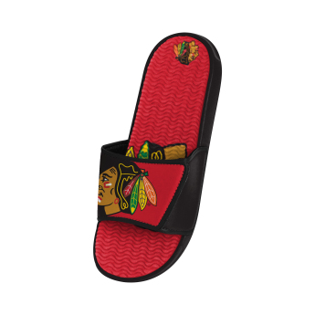 Chicago Blackhawks papuci de bărbați Colorblock Slipper