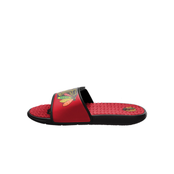 Chicago Blackhawks papuci de bărbați Colorblock Slipper