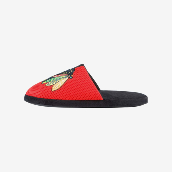 Chicago Blackhawks papuci de bărbați Logo Staycation Slipper