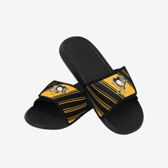 Pittsburgh Penguins papuci de bărbați Legacy Velcro Sport Slide Slipper