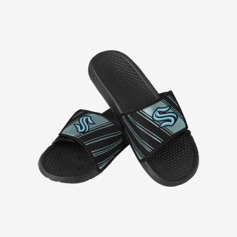 Seattle Kraken papuci de bărbați Legacy Velcro Sport Slide Slipper