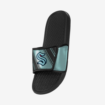 Seattle Kraken papuci de bărbați Legacy Velcro Sport Slide Slipper