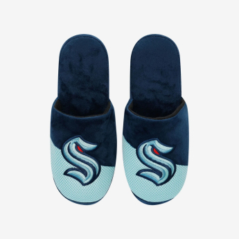 Seattle Kraken papuci de bărbați Logo Staycation Slipper