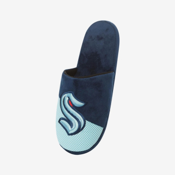 Seattle Kraken papuci de bărbați Logo Staycation Slipper