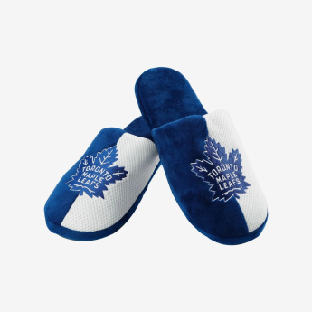 Toronto Maple Leafs papuci de bărbați Logo Staycation Slipper