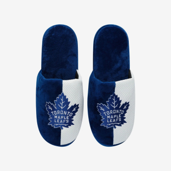 Toronto Maple Leafs papuci de bărbați Logo Staycation Slipper
