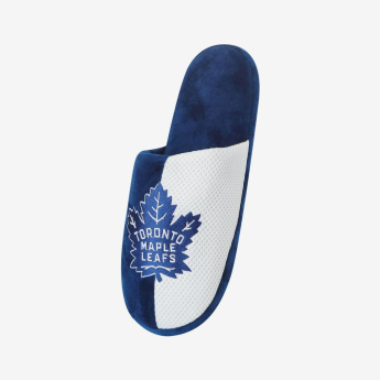 Toronto Maple Leafs papuci de bărbați Logo Staycation Slipper