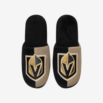 Vegas Golden Knights papuci de bărbați Logo Staycation Slipper