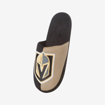 Vegas Golden Knights papuci de bărbați Logo Staycation Slipper