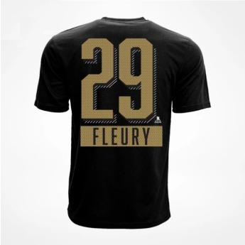 Vegas Golden Knights tricou de bărbați Marc-Andre Fleury Icing TEE black