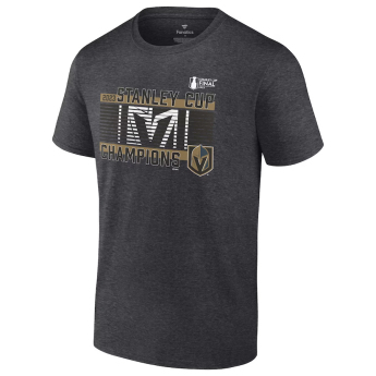 Vegas Golden Knights tricou de bărbați 2023 Stanley Cup Champions Roster Heather Charcoal