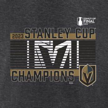 Vegas Golden Knights tricou de bărbați 2023 Stanley Cup Champions Roster Heather Charcoal