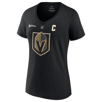 Vegas Golden Knights tricou de dama Mark Stone 2023 Stanley Cup Champions Authentic Stack Player Name & Number V-Neck