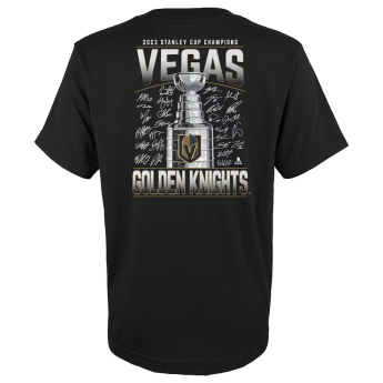 Vegas Golden Knights tricou de copii 2023 Stanley Cup Champions Signature Roster