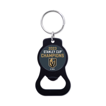 Vegas Golden Knights pandantiv cu deschizător 2023 Stanley Cup Champions Bottle Opener Key Ring black