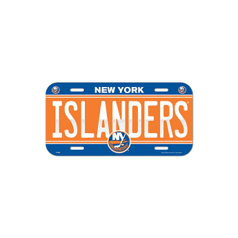 New York Islanders semn pe perete License Plate Banner