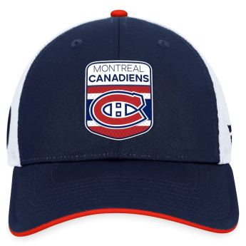 Montreal Canadiens șapcă de baseball pentru copii Draft 2023 Podium Trucker Adjustable Authentic Pro