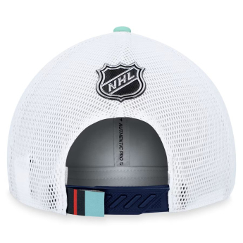 Seattle Kraken șapcă de baseball pentru copii Draft 2023 Podium Trucker Adjustable Authentic Pro