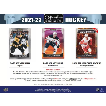 NHL cutii Cărți de hochei NHL 2021-22 Upper Deck O-Pee-Chee Platinum Blaster Box