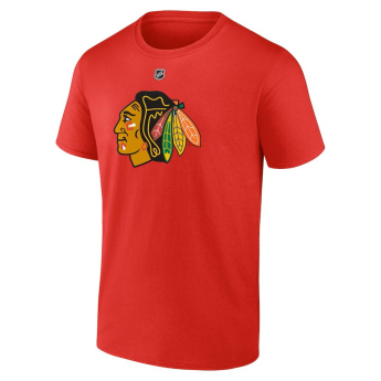 Chicago Blackhawks tricou de bărbați Connor Bedard #98 Draft 2023 Stack Logo Name & Number Red