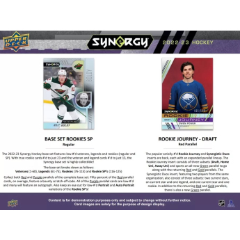 NHL cutii Cărți de hochei NHL 2022-23 Upper Deck Synergy Hobby Box