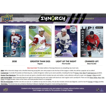 NHL cutii Cărți de hochei NHL 2022-23 Upper Deck Synergy Hobby Box