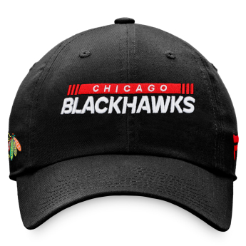 Chicago Blackhawks șapcă de baseball Unstr Adj Black