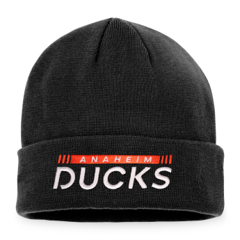 Anaheim Ducks căciulă de iarnă Authentic Pro Game & Train Cuffed Knit Black