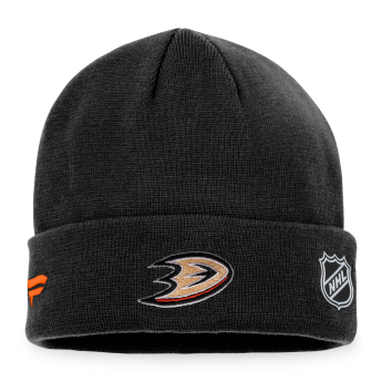 Anaheim Ducks căciulă de iarnă Authentic Pro Game & Train Cuffed Knit Black