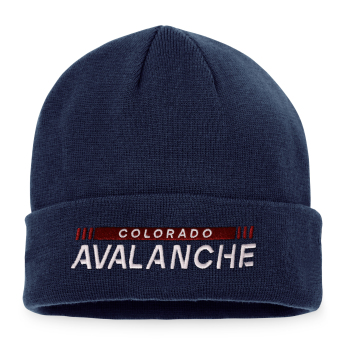 Colorado Avalanche căciulă de iarnă Authentic Pro Game & Train Cuffed Knit Athletic Navy