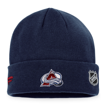 Colorado Avalanche căciulă de iarnă Authentic Pro Game & Train Cuffed Knit Athletic Navy
