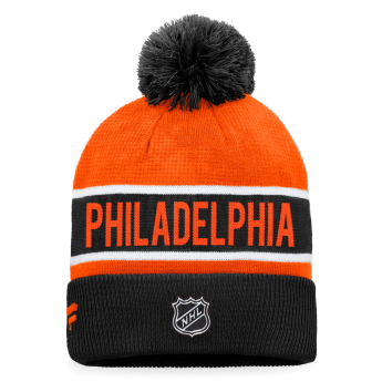 Philadelphia Flyers căciulă de iarnă Black-Dark Orange