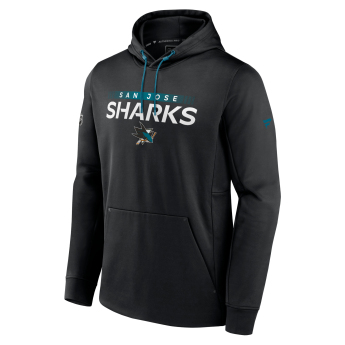 San Jose Sharks hanorac de bărbați cu glugă RINK Performance Black-Active Blue