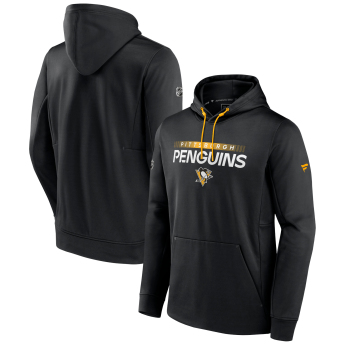 Pittsburgh Penguins hanorac de bărbați cu glugă RINK Performance Black-Yellow Gold