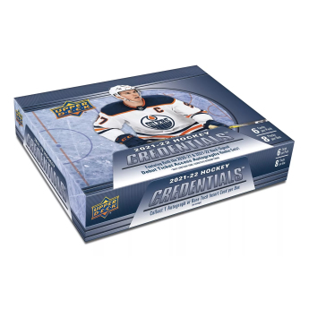 NHL cutii Cărți de hochei NHL 2021-22 Upper Deck Credentials Hobby Box