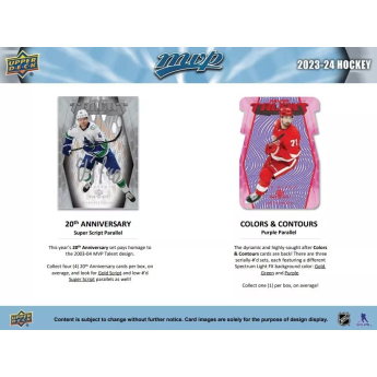 NHL cutii Cărți de hochei NHL 2023-24 Upper Deck MVP Hockey Hobby Box