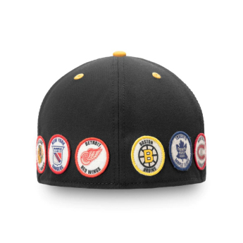 NHL produse șapcă flat Original Six Fitted - Black/Gold