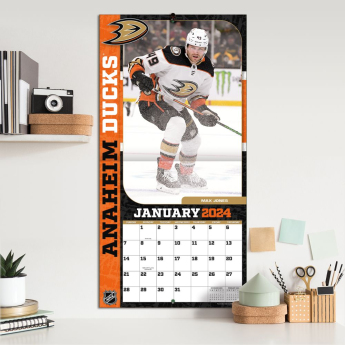 Anaheim Ducks calendar 2024 Wall Calendar
