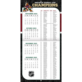 Arizona Coyotes calendar 2024 Wall Calendar