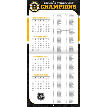 Boston Bruins calendar 2024 Wall Calendar