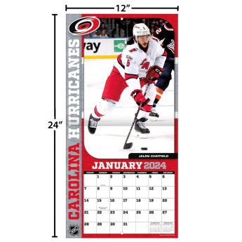 Carolina Hurricanes calendar 2024 Wall Calendar